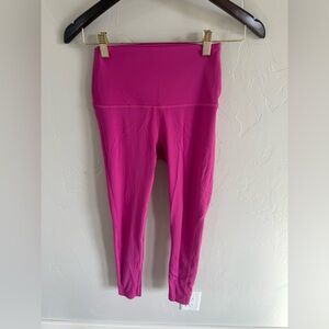 Pink High-Waisted Leggings